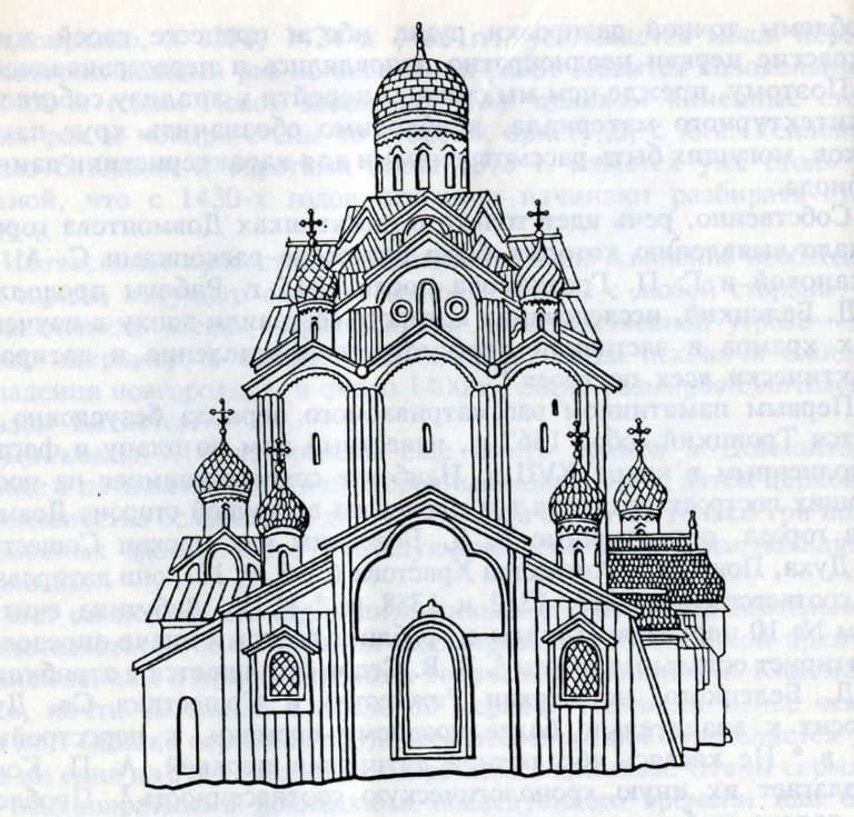 Архитектура древней руси рисунок