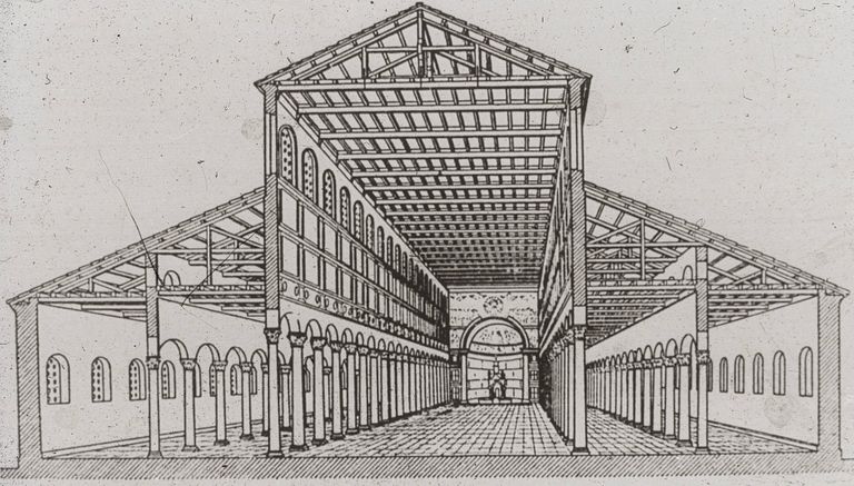 План христианской базилики