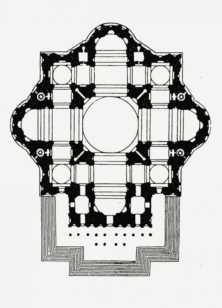 Собор святого петра чертеж