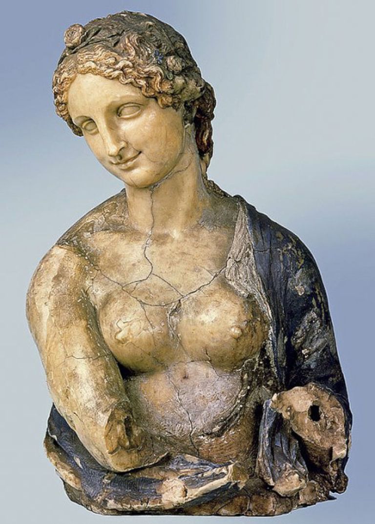 Скульптура Леонардо да Винчи бюст Флоры