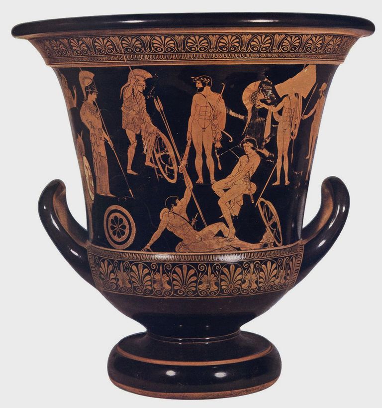 Древнегреческая ваза рисунок